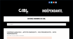 Desktop Screenshot of cibl1015.com